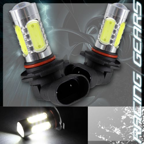 2x for buick chevy 9006 hb4 white 5 led projector low beam fog light lamp bulbs