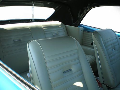1967 chevelle hardtop deluxe bucket seat interior kit black