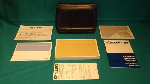 2007 subaru legacy / outback owners manual set with case !!! free shipping!!!
