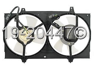 Brand new radiator or condenser cooling fan assembly fits nissan altima
