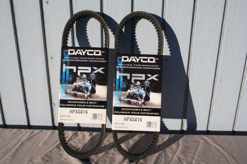 Dayco hpx5019 extreme drive belts - pack of two - ski doo snowmobile - new