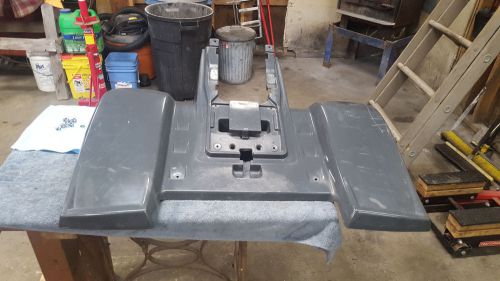 Banshee rear plastic fenders oem grey with fasteners