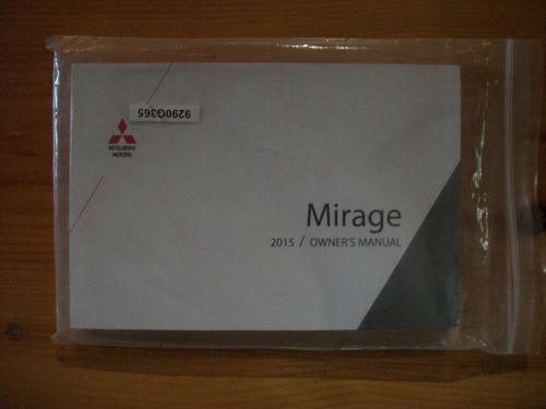 Mirage    2015 owners manual 254380  free shipping