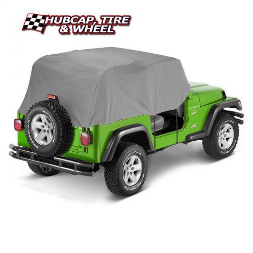 Bestop all-weather trail cover charcoal gray jeep wrangler 1992-1995 81036-09