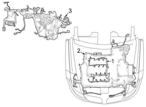 Ford oem engine wiring harness da5z14290ha image 2