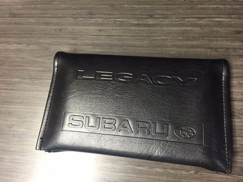 2005 subaru legacy owners manual with case