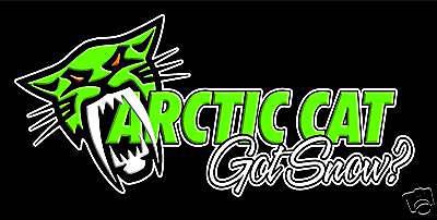 Arctic cat banner sign flag #2,    2&#039; x 4&#039; snowmobile snow cat high quality!!