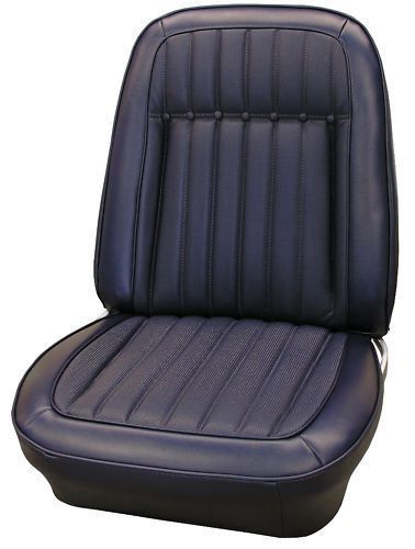 Seat covers, front &amp; rear, 1969 camaro deluxe coupe, black