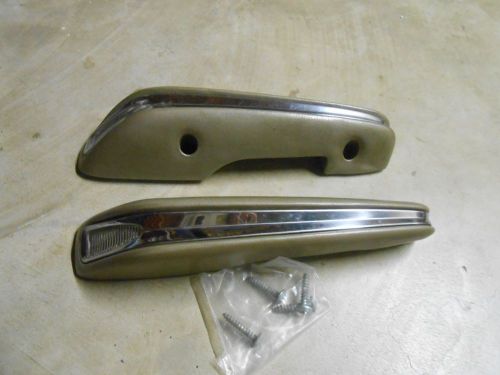 1963 1964 ford galaxie 500 original deluxe front arm rest pads w/trim