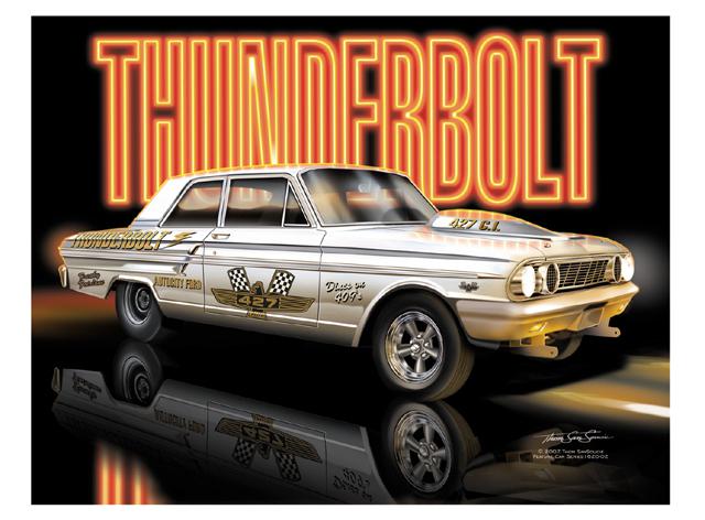 Ford thunderbolt artist signed choice of color
