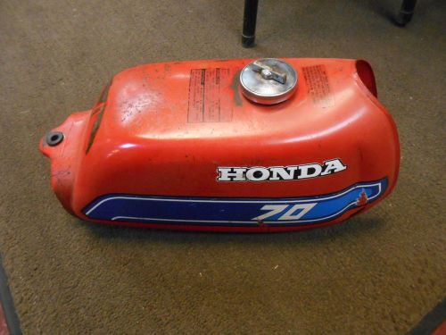 Honda atc70 red gas tank and cap used vintage l@@k