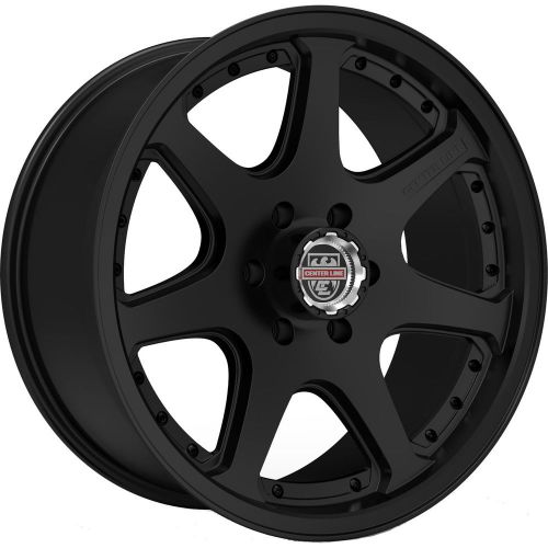 17x9 black center line rt4 5x5 +10 rims toyo open country rt lt285/70r17 tires