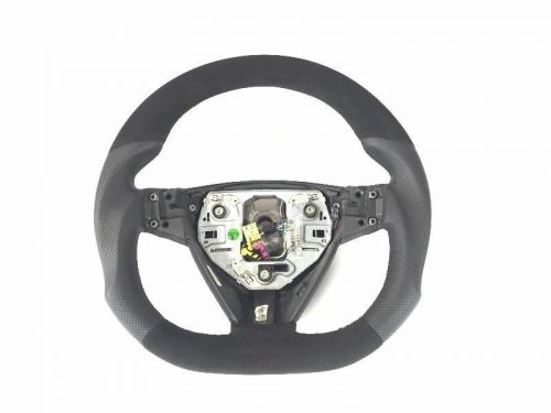 Steering wheel saab 9-3 leather flat bottom since 2007 year
