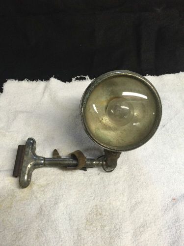 Vintage chrome door mount spotlight with mirror