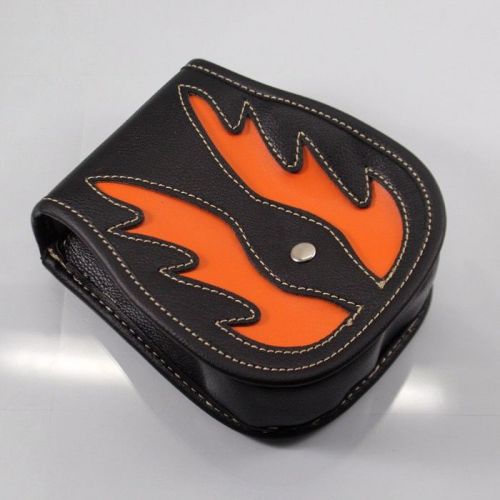 Black&#034;flame&#034;belt bag waist leg packs holster purse pouchside bag storage saddle