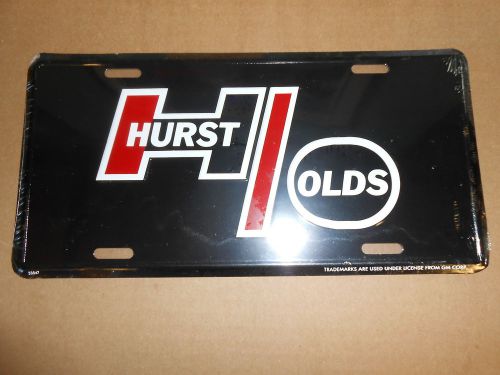 Hurst olds  license plate new