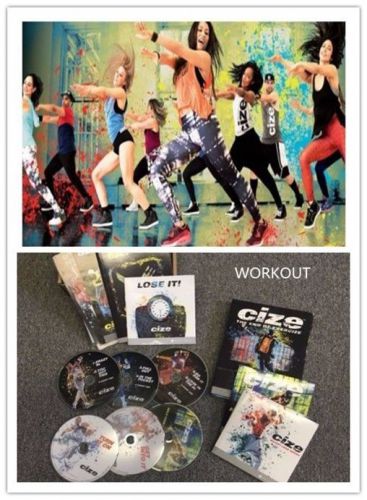 Hold your own cize dance &amp; workout weight loss  6 disc&amp; guides -free shipping