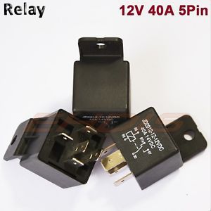 Car truck auto 12v 40a 40 amp spdt relay relays 5 pin universal auto parts
