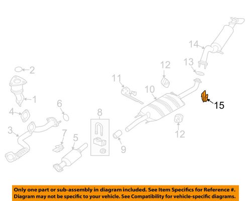 Ford oem exhaust-resonator w/pipe lock nut 9l8z5g215b