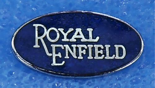 Royal enfield oval  - hat pin - lapel pin - tie pin - 1 1/2 &#034; wide