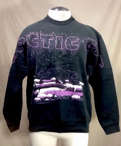 Vintage arctic cat snowmobiles (large) graphics crew neck sweatshirt