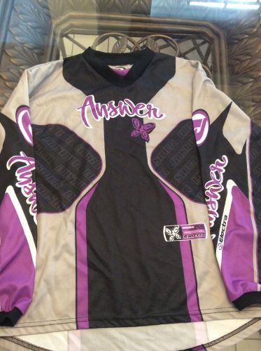 Answer purple youth xl girls riding jersey