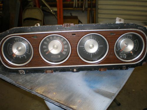 1969 mercury cougar dash gauge cluster