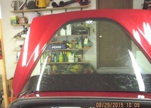 C6 corvette coupe oem rear lid liftgate hatch w/ glass  red