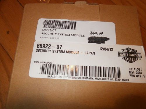 Harley davidson  security system  module 68922-07 brand new