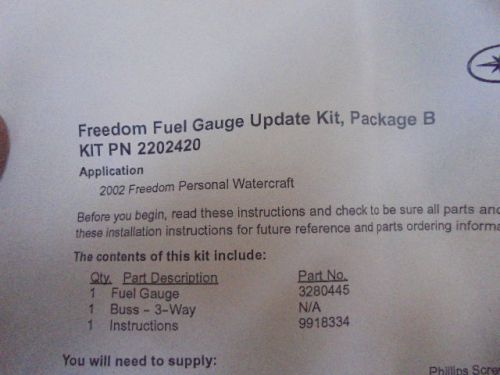 Polaris freedom fuel gauge update kit pn: 2202420