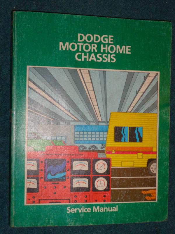 1978 1979 dodge motor home shop manual / original mopar book