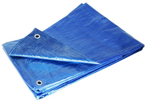 20&#039; x 30&#039; blue poly tarp -weather resistant, all-purpose, heavy duty, waterproof