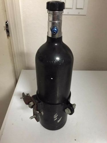 1lb nitrous bottle with bracket for atv motorcycle cars