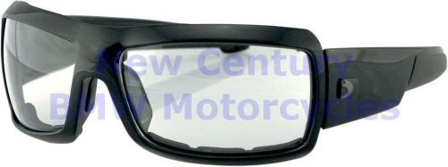 Bobster black trike anti fog sunglasses with clear lens