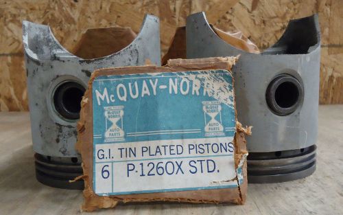 P-1206x mcquay norris pistons chevy passenger car truck with 216 engine