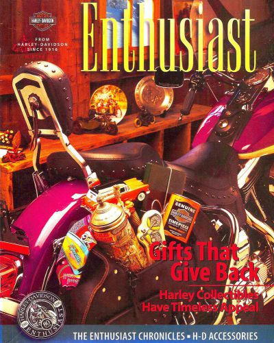 Winter 1996 harley-davidson enthusiast magazine -ca desert tour-enthusiast 60-90