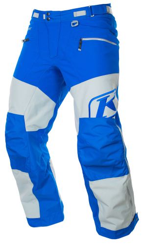 Klim mens blue/grey powerxross non-insulated snowmobile pants snow snowcross