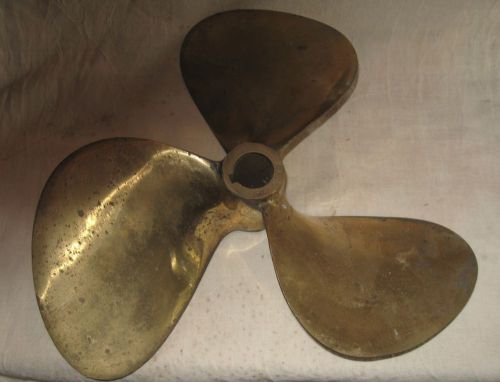 Antique vintage brass propellor