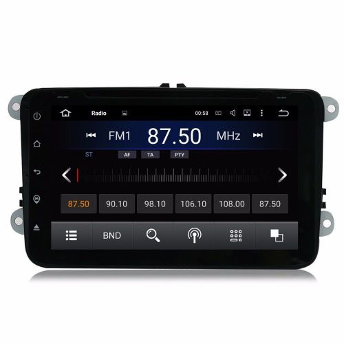 8&#034; quad core android car no dvd gps player radio stereo for vw golf polo passat