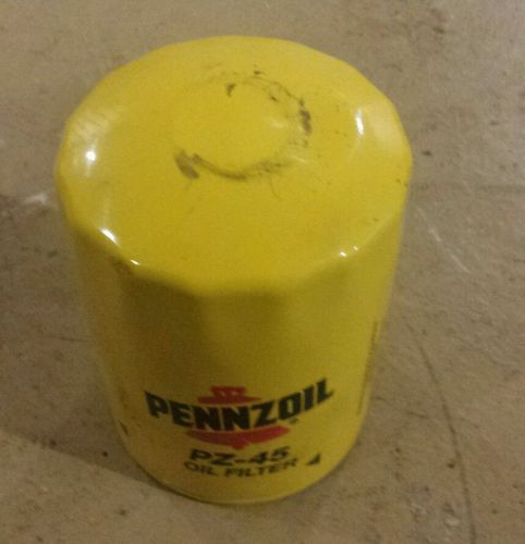 One vintage nos pennzoil pz-45 oil filter