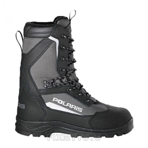 Oem polaris black winter insulated snowmobile switchback boots mens size 5-14