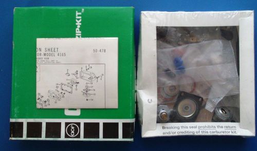Carb rebuild kit for holley 4165 for 1965-1973 gm &amp; chrysler motors see list