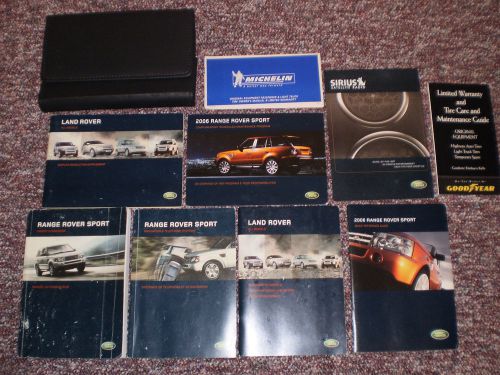 2006 land rover range sport complete suv owners manual books nav guide case all