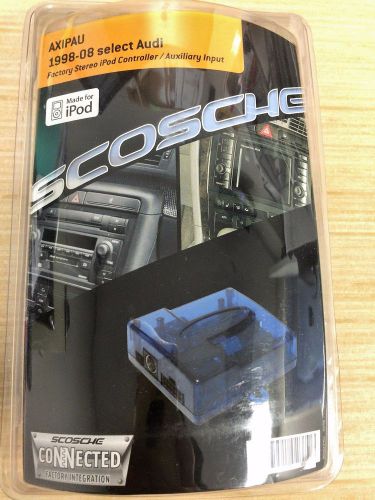 Scosche axipau ipod interface plus additional aux input for 1998-08 select audi
