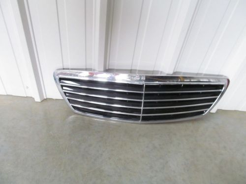 03 04 05 06 mercedes s class s430 s500 s600 oem chrome grille nice!