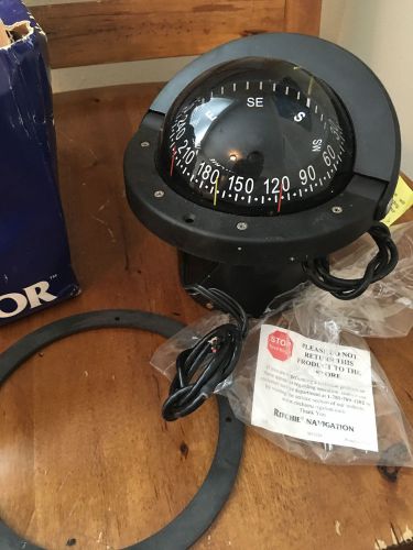 New ritchie fn-203 navigator compass flush mount black