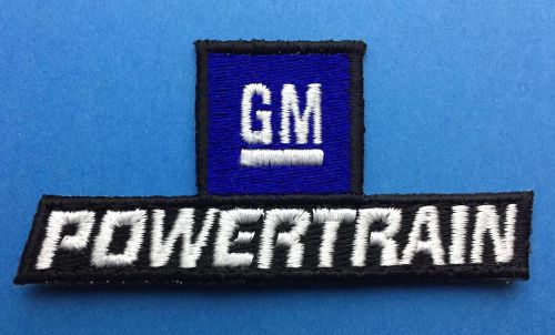 General motors gm powertrain car club seat cover jacket hat cap patch crest