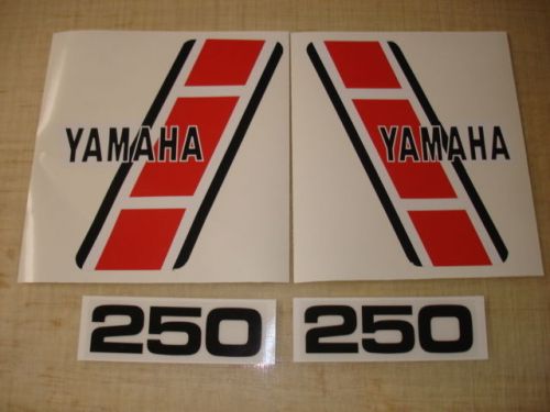 1983 yamaha yz250 euro model tank and side panel decals