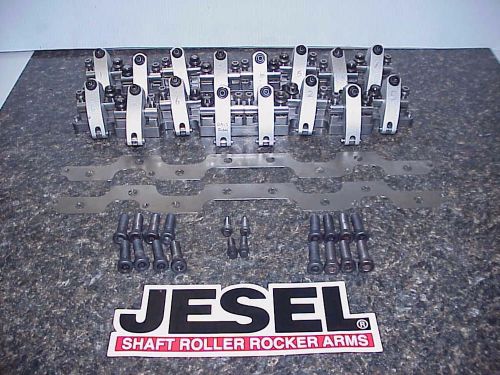 Jesel y2k sb2.2 aluminum roller rockers &amp; stands nascar nhra xfinity 2.00 ratio