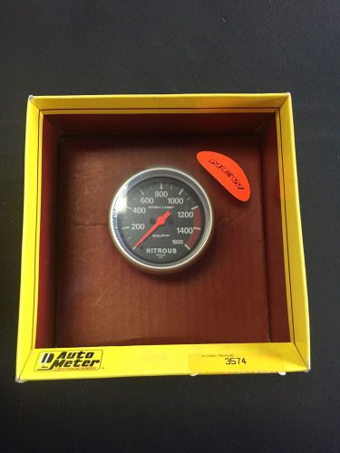 Auto meter 3574 sport-comp 2-5/8&#034; nitrous pressure gauge  electrical new